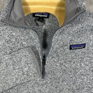 Patagonia Better Sweater Fleece Pullover 1/4 Zip Mens Size Medium Gray
